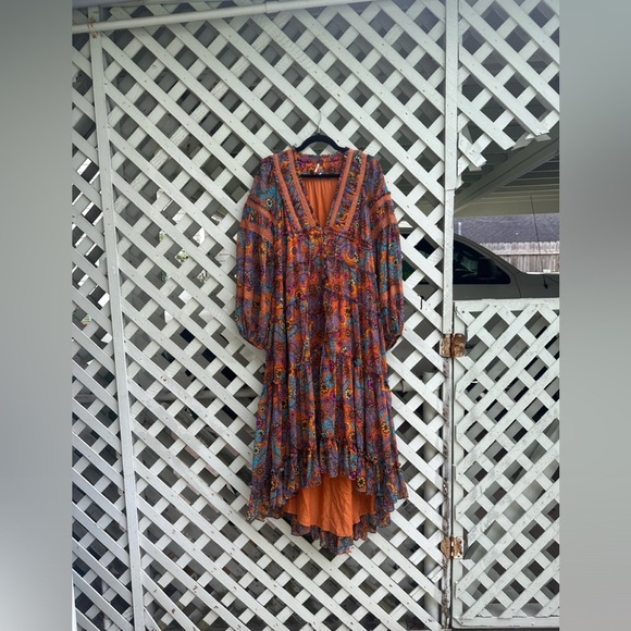 COPY - Free People Cassis Floral Midi Dress - Picture 8 of 8